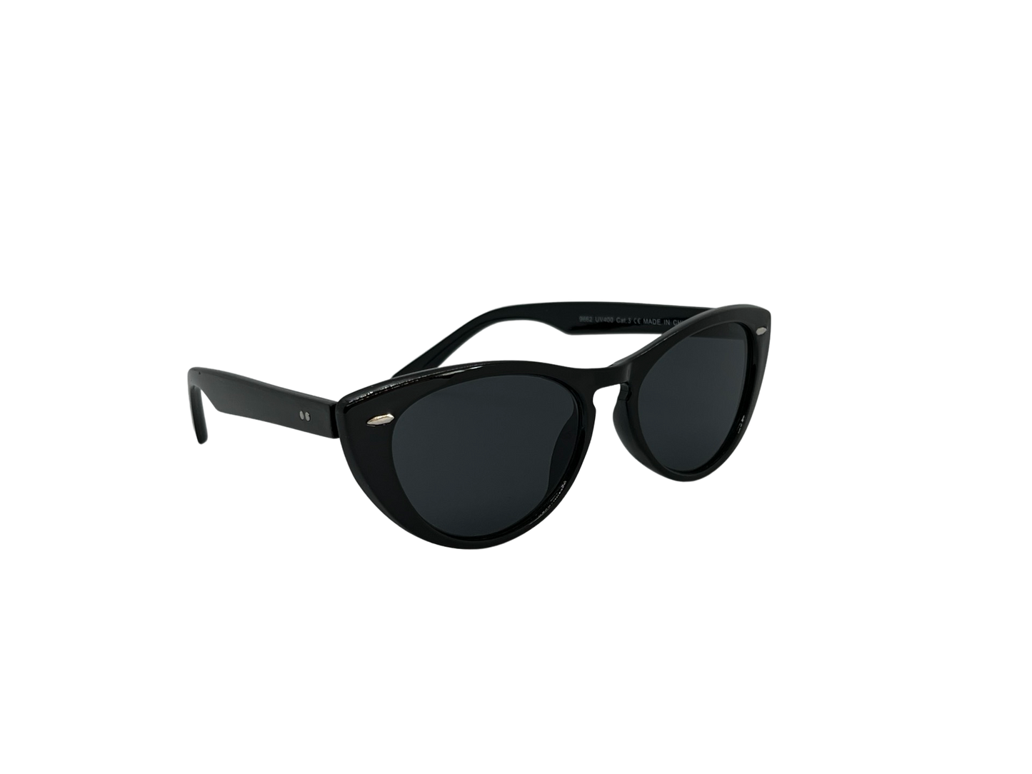 Ochelari de soare dama, plastic, fumuriu, MS1015