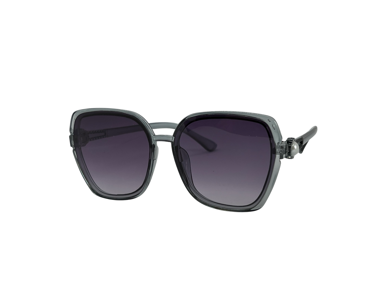 Ochelari de soare dama, plastic, fumuriu, MS1039