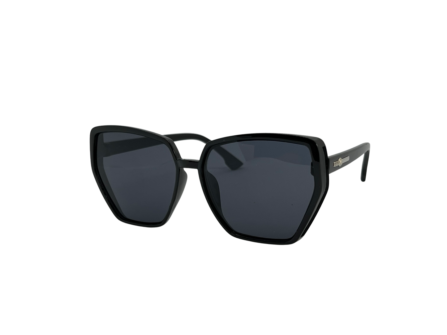 Ochelari de soare dama, plastic, fumuriu, MS1041