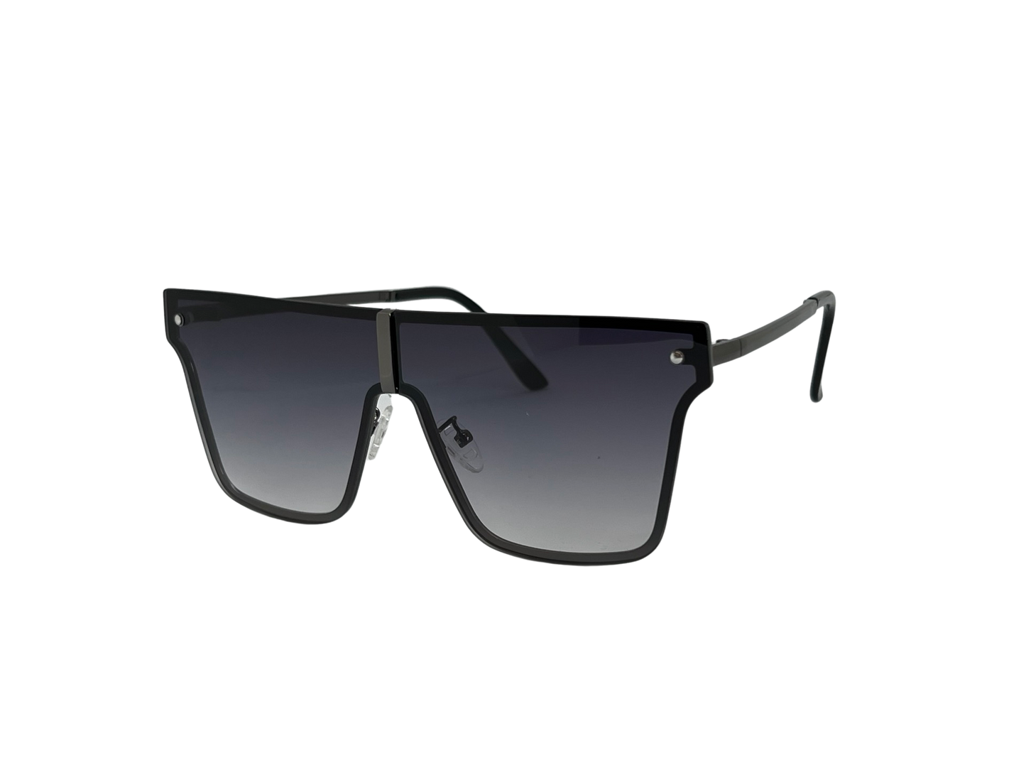 Ochelari de soare unisex, aluminiu, fumuriu, MS1053