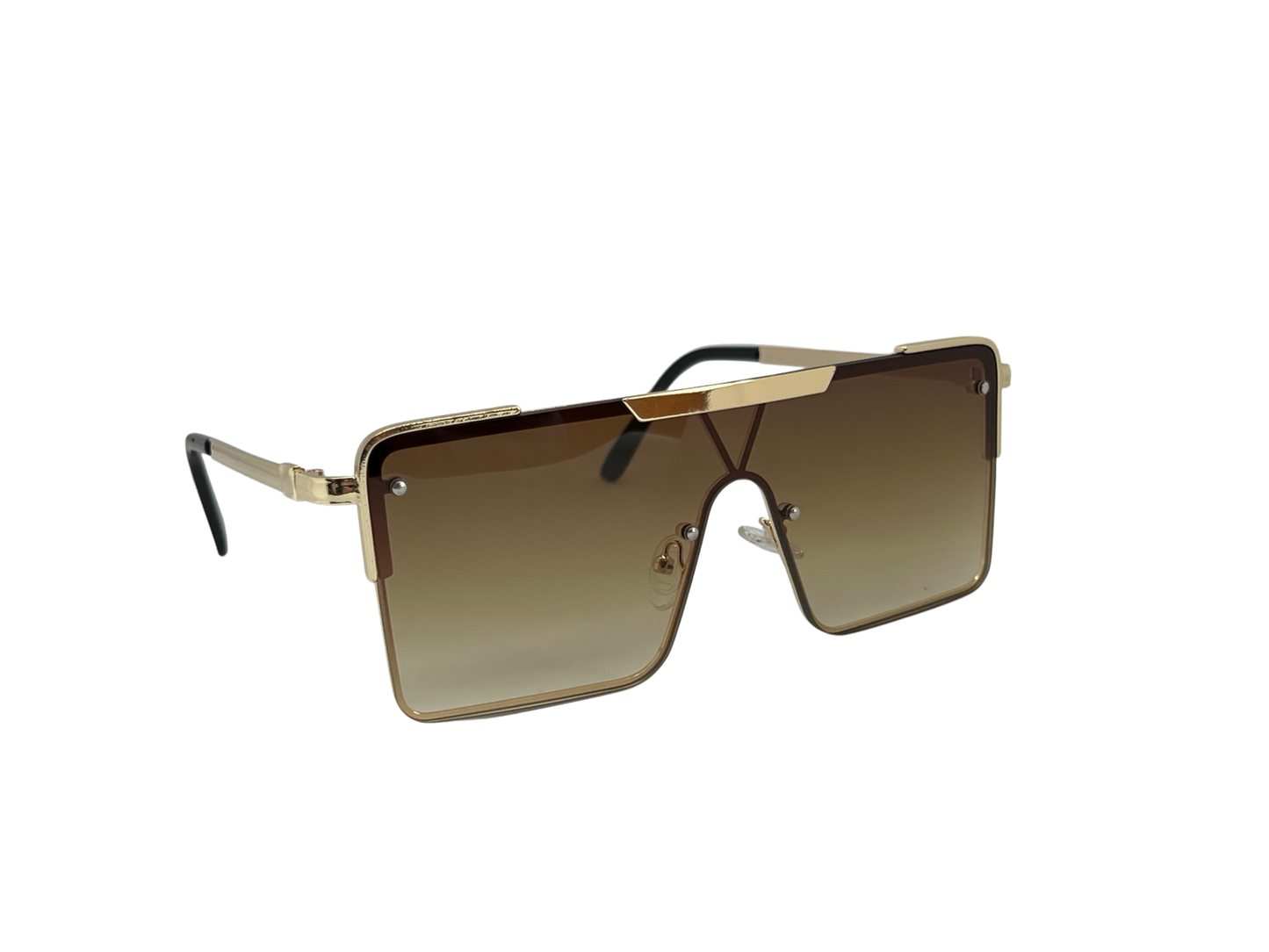 Ochelari de soare unisex, aluminiu, fumuriu, MS1054