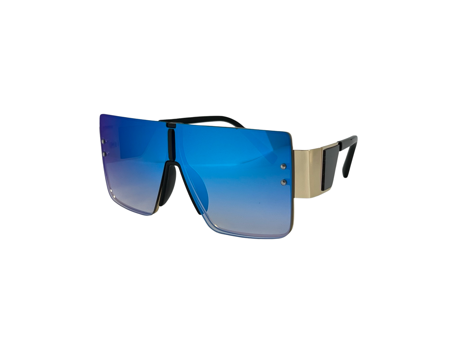 Ochelari de soare unisex, aluminiu, fumuriu, MS1056