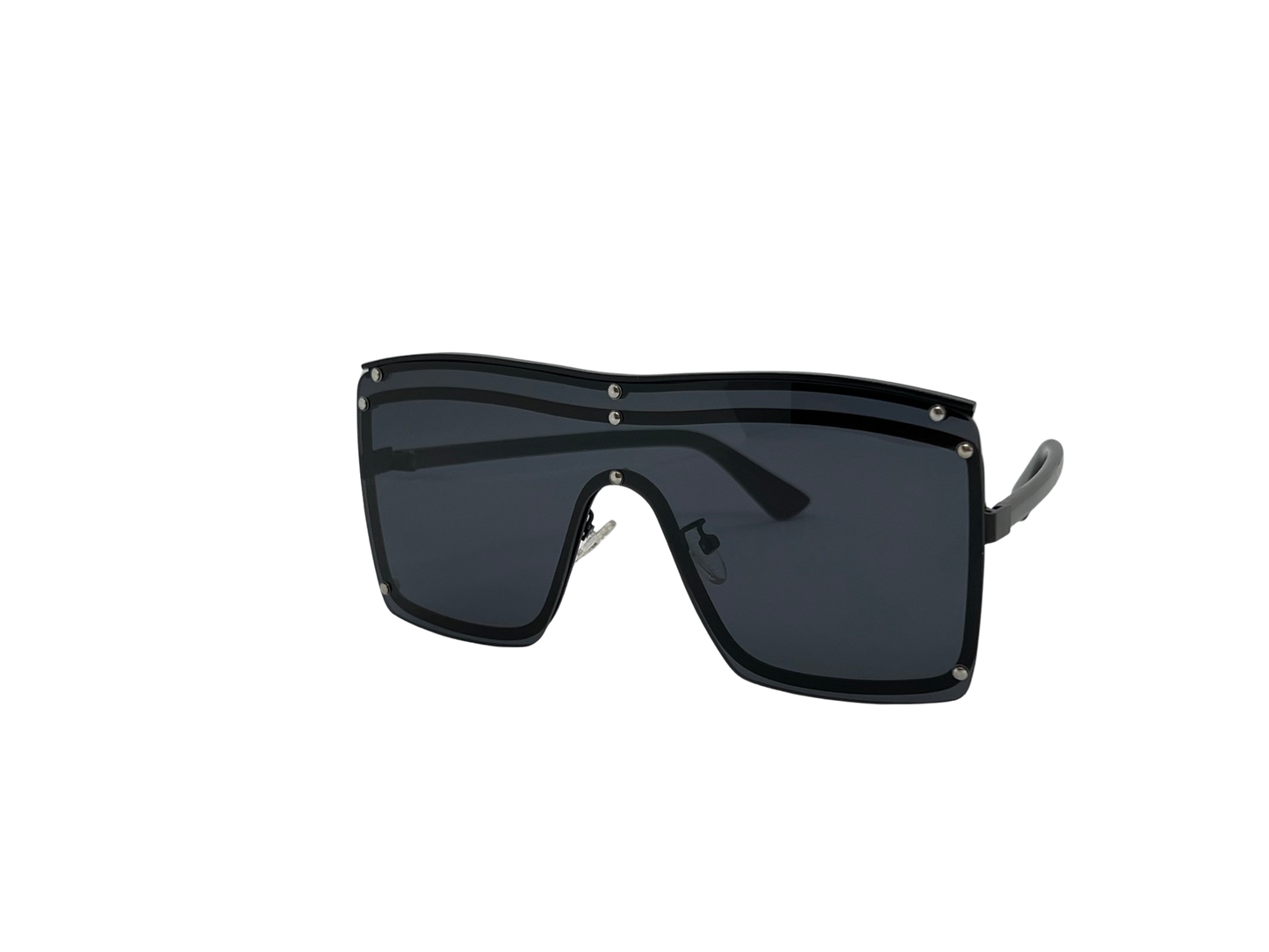 Ochelari de soare unisex, aluminiu, fumuriu, MS1066