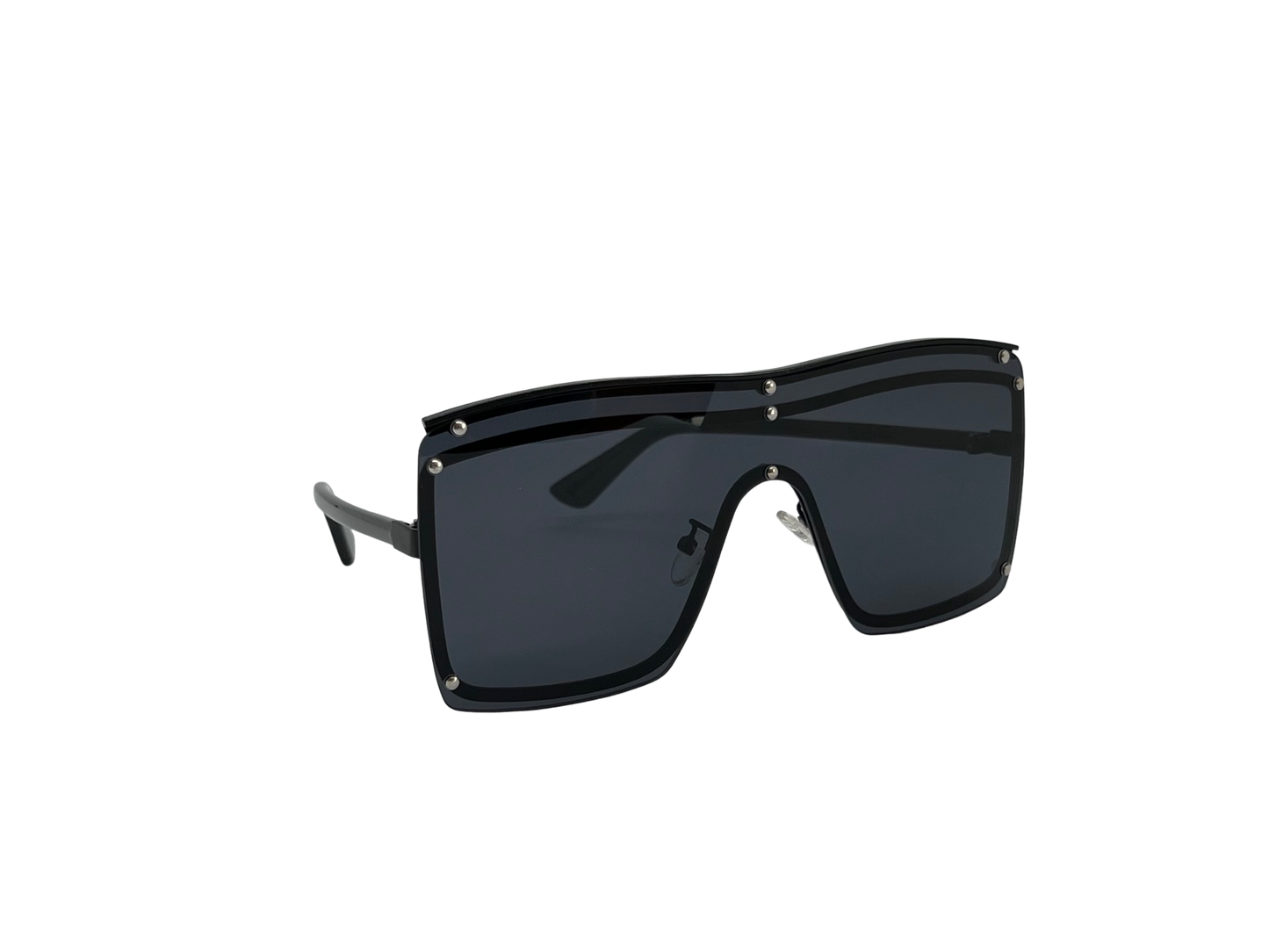 Ochelari de soare unisex, aluminiu, fumuriu, MS1066