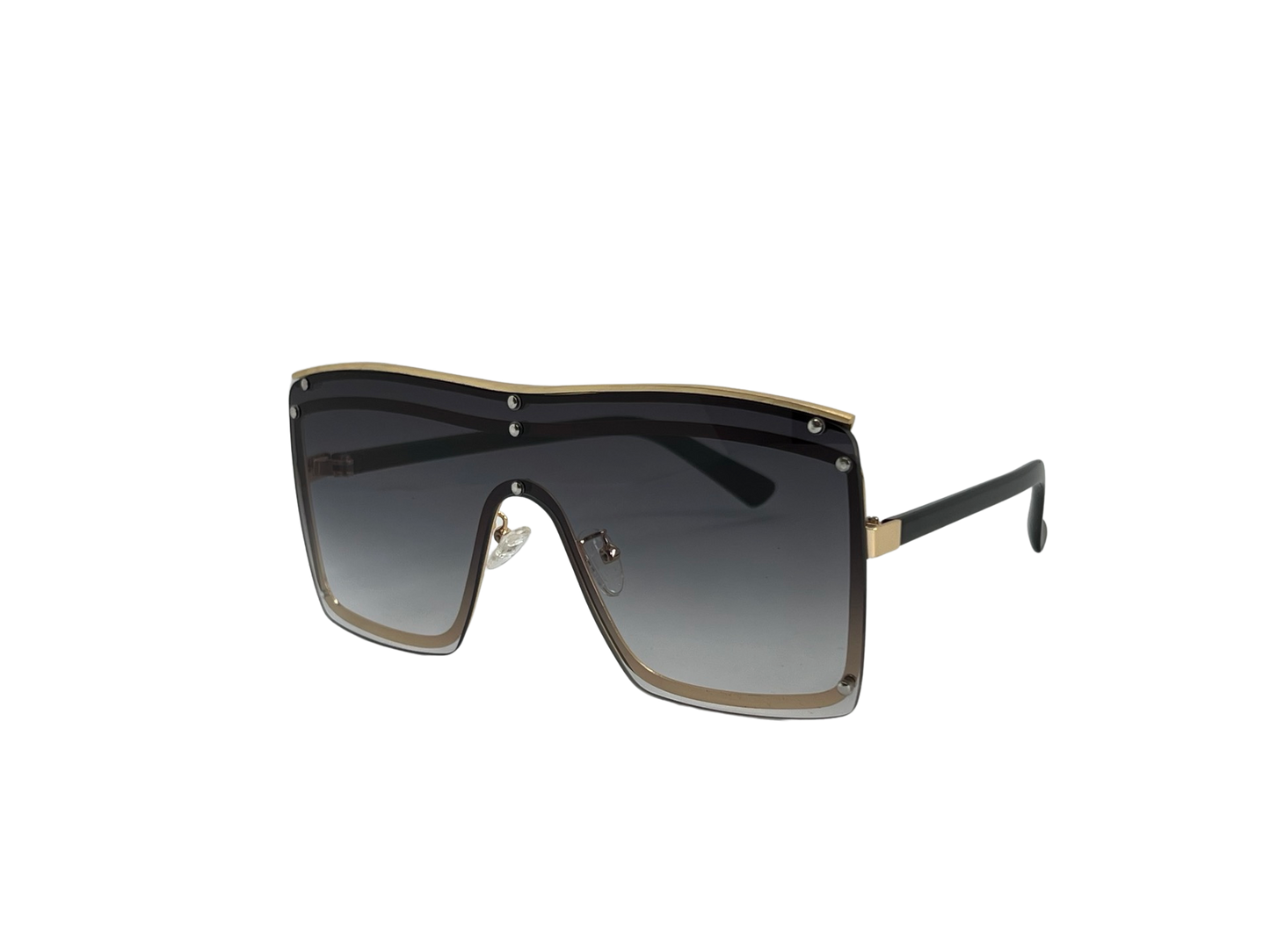Ochelari de soare unisex, aluminiu, fumuriu, MS1067