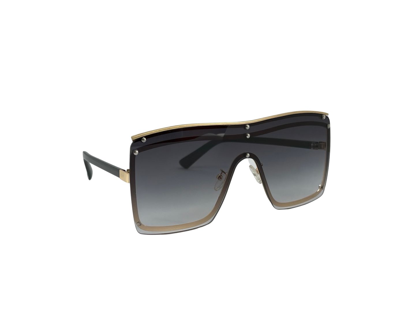 Ochelari de soare unisex, aluminiu, fumuriu, MS1067