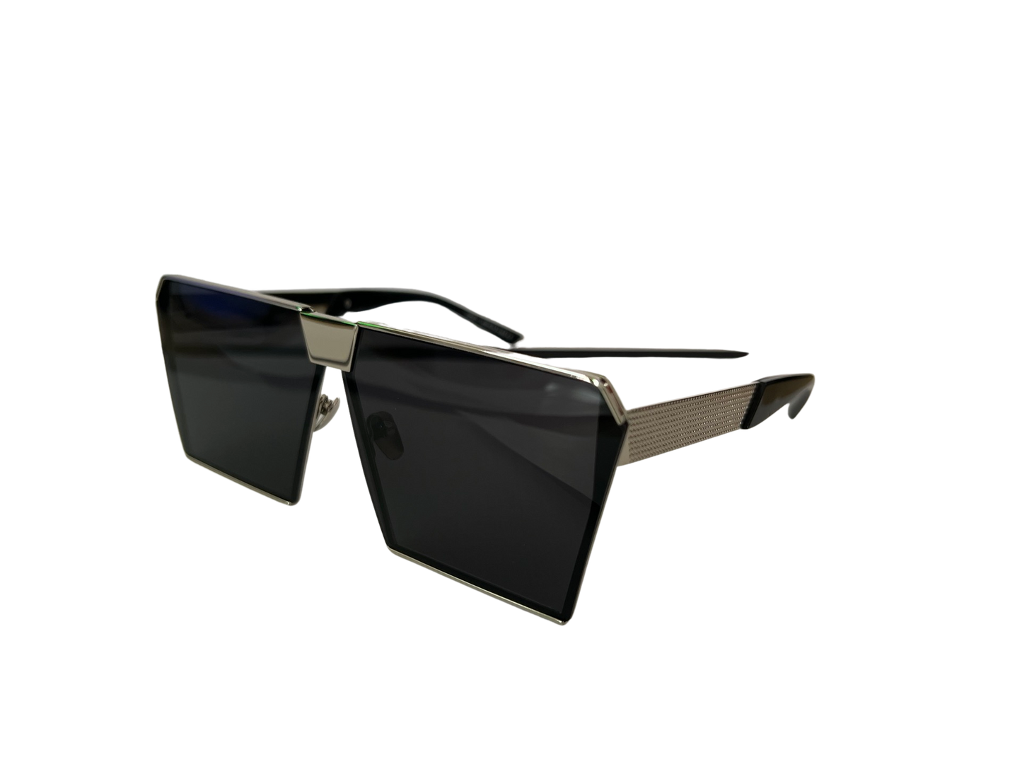 Ochelari de soare unisex, aluminiu, fumuriu, MS2003