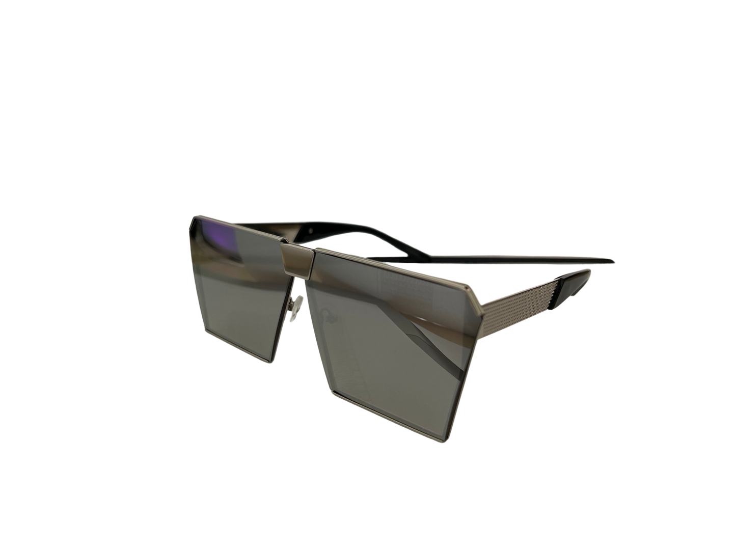 Ochelari de soare unisex, aluminiu, fumuriu, MS2002