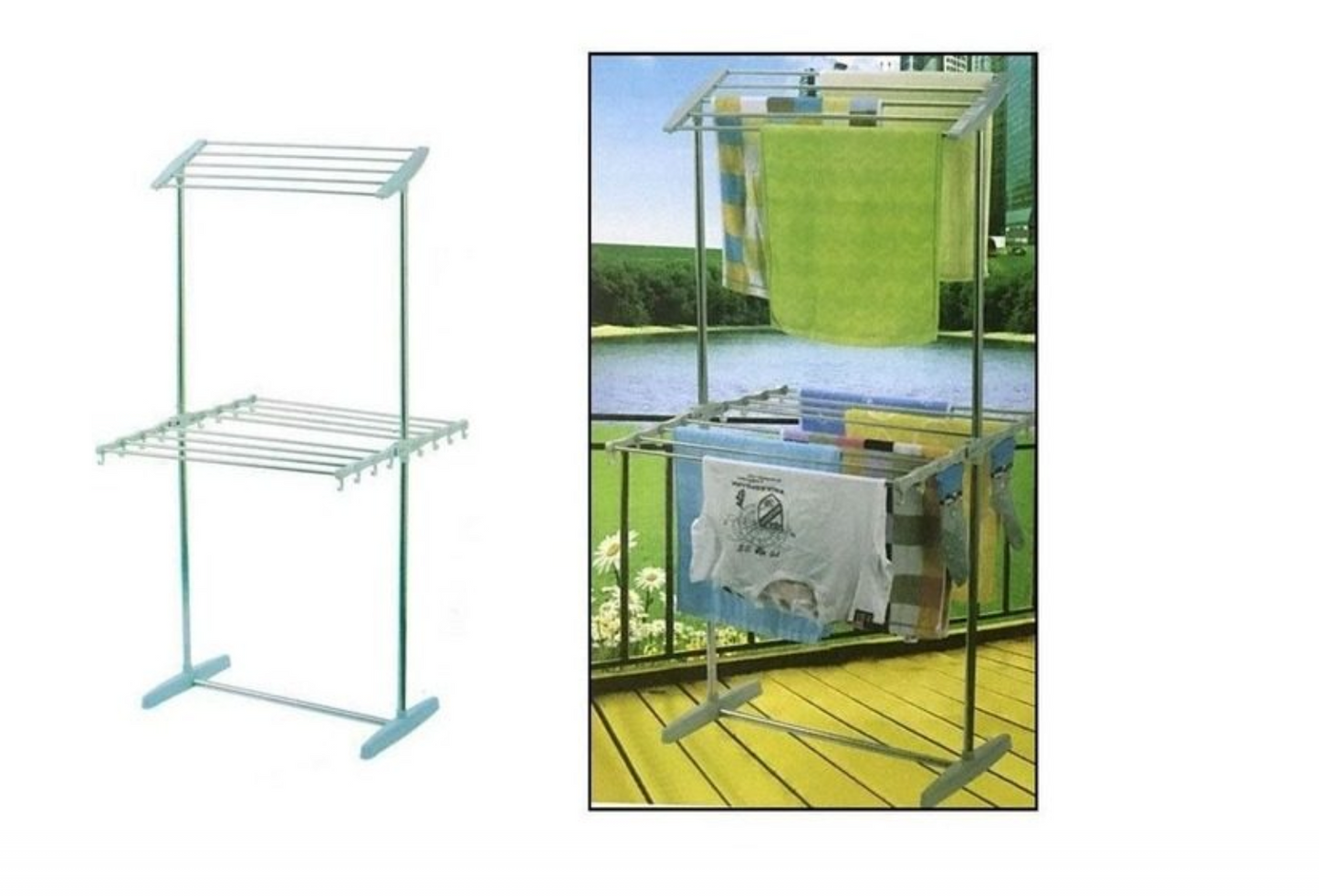 NOU: Uscator pliabil pentru rufe Multifunctional Mobile Folding Racks