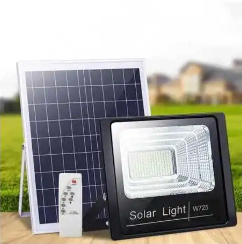 Proiector Solar Jortan 50W, IP66 , Indicator Baterie , Telecomanda , 6500k