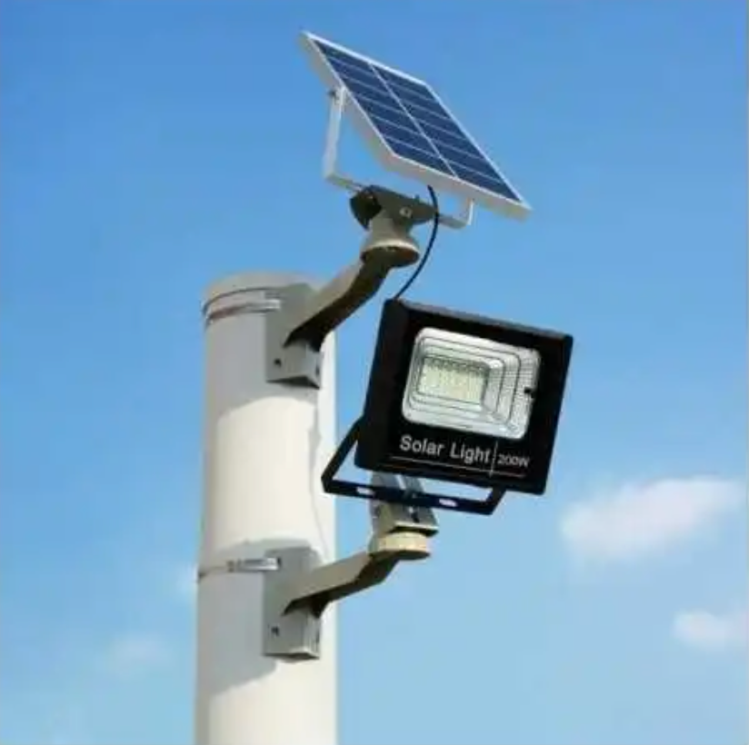 Proiector Solar Jortan 50W, IP66 , Indicator Baterie , Telecomanda , 6500k