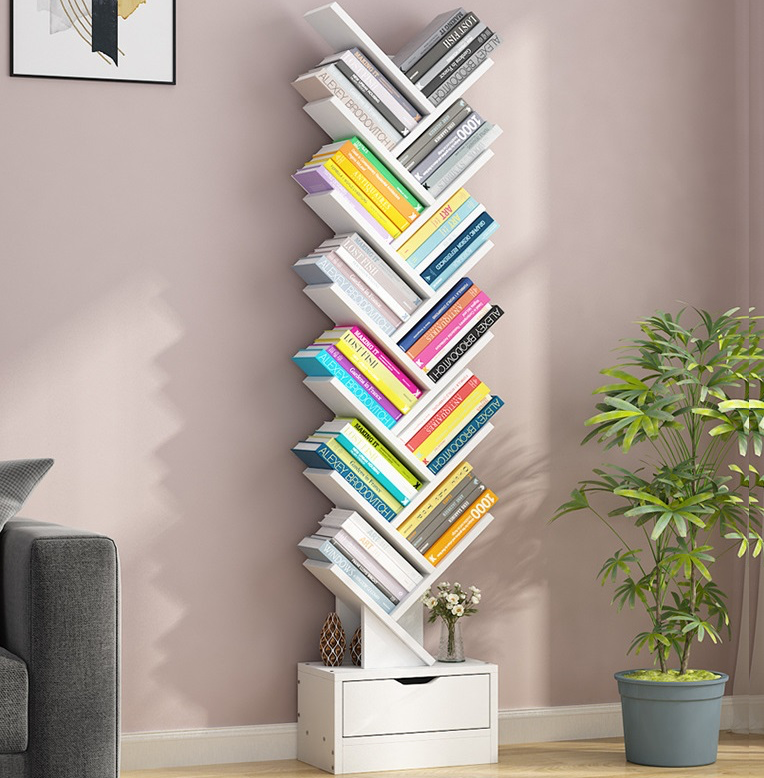 Raft depozitare carti in forma de copac 158 cm