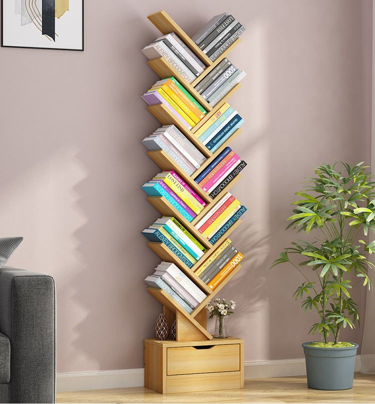 Raft depozitare carti in forma de copac 158 cm