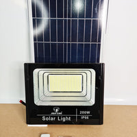 NOU: Proiector Solar 100W, Lampa Incarcare Solara + Panou Solar