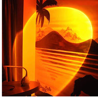 Lampa cu lupa videografie - efecte Sunset, Rainbow, Sunrise, Sun