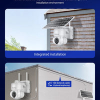 Camera IP Exterioara 5G cu Panou Solar, Slot SIM, Rezolutie 4K Viziune Nocturnă IR, 3.0MP, Andowl