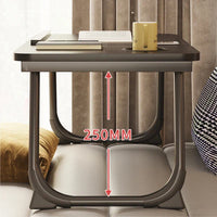 Masa pliabila pentru laptop cu suport pentru pahar, reglabila pe inaltime 5 pozitii, 55.3 x 24 x 32 cm, negru