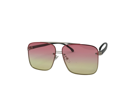 Ochelari de soare unisex, plastic, fumuriu, MS1022