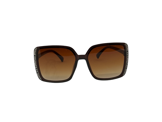 Ochelari de soare dama, plastic, fumuriu, MS1026
