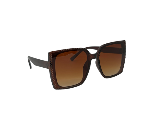 Ochelari de soare dama, plastic, fumuriu, MS1030