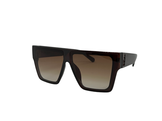 Ochelari de soare unisex, plastic, fumuriu, MS1036