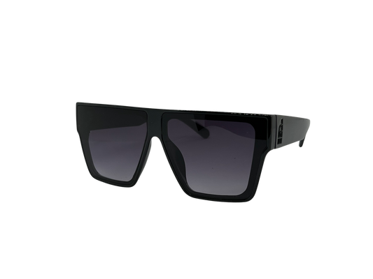Ochelari de soare unisex, plastic, fumuriu, MS1037
