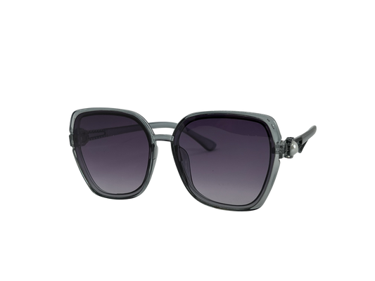 Ochelari de soare dama, plastic, fumuriu, MS1039