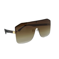 Ochelari de soare barbati, aluminiu, fumuriu, MS1043