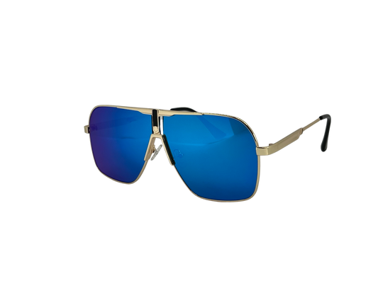 Ochelari de soare unisex, aluminiu, fumuriu, MS1047