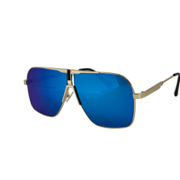 Ochelari de soare unisex, aluminiu, fumuriu, MS1047