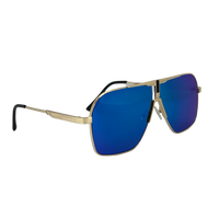 Ochelari de soare unisex, aluminiu, fumuriu, MS1047