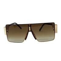 Ochelari de soare unisex, aluminiu, fumuriu, MS1048