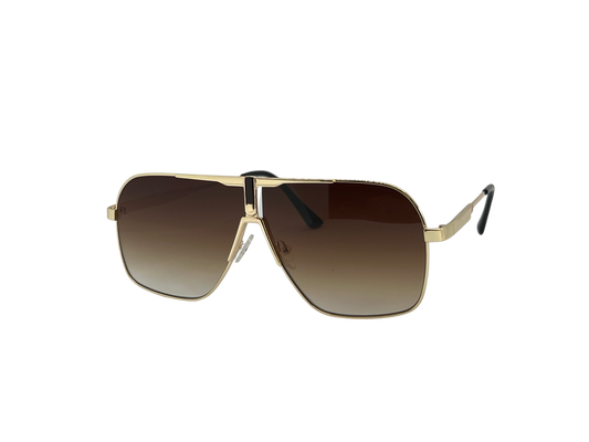 Ochelari de soare unisex, aluminiu, fumuriu, MS1049