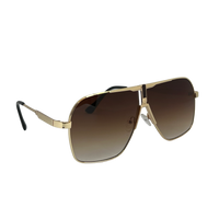 Ochelari de soare unisex, aluminiu, fumuriu, MS1049