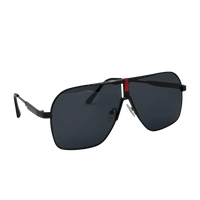 Ochelari de soare unisex, aluminiu, fumuriu, MS1050