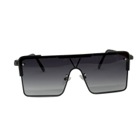 Ochelari de soare unisex, aluminiu, fumuriu, MS1051