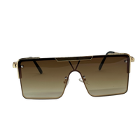 Ochelari de soare unisex, aluminiu, fumuriu, MS1054
