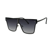 Ochelari de soare unisex, aluminiu, fumuriu, MS1055