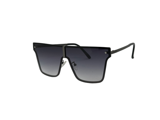 Ochelari de soare unisex, aluminiu, fumuriu, MS1055