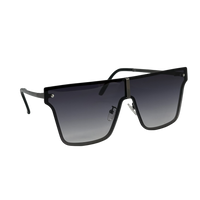 Ochelari de soare unisex, aluminiu, fumuriu, MS1055