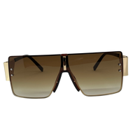 Ochelari de soare unisex, aluminiu, fumuriu, MS1057