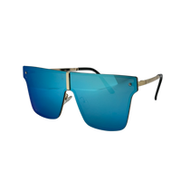 Ochelari de soare unisex, aluminiu, fumuriu, MS1059
