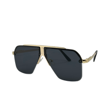 Ochelari de soare unisex, aluminiu, fumuriu, MS1060