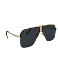 Ochelari de soare unisex, aluminiu, fumuriu, MS1060