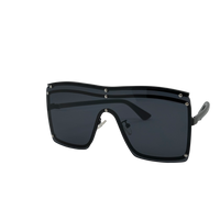 Ochelari de soare unisex, aluminiu, fumuriu, MS1066