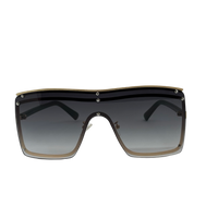 Ochelari de soare unisex, aluminiu, fumuriu, MS1067
