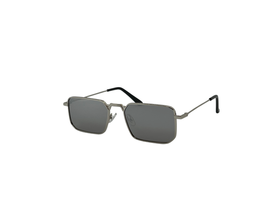 Ochelari de soare unisex, aluminiu, fumuriu, MS1068