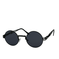 Ochelari de soare unisex, aluminiu, fumuriu, MS1074