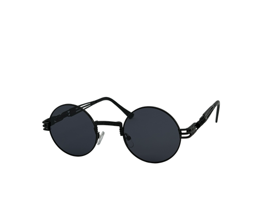 Ochelari de soare unisex, aluminiu, fumuriu, MS1074