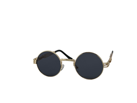Ochelari de soare unisex, aluminiu, fumuriu, MS1078